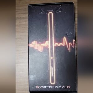 AeroBand Pocket Drum 2 Plus Wood Air Drum Set with Instruction Manual